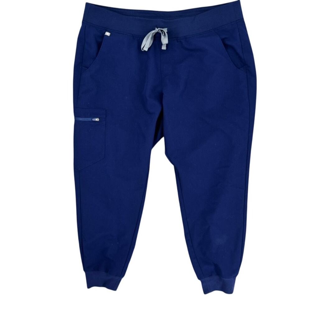 Figs Zamora Navy Blue Joggers Technical Collection Scrub Pants Size XL